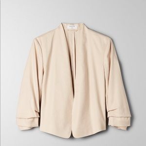 NWT Babaton Power Short Linen Blazer, Pink…